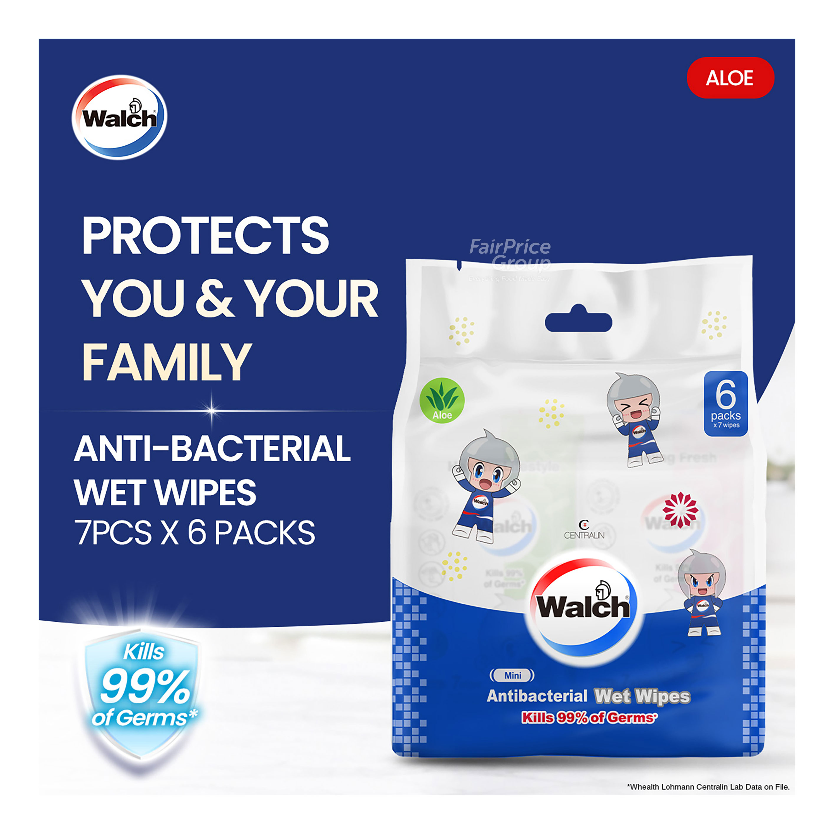 Zappy Alcohol Free Everyday Wipes - Mini | NTUC FairPrice