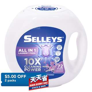 Selleys All in 1 Laundry Pods Tubs - Lavender