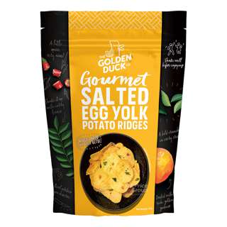 The Golden Duck Co. Gourmet Potato Ridges - Salted Egg Yolk