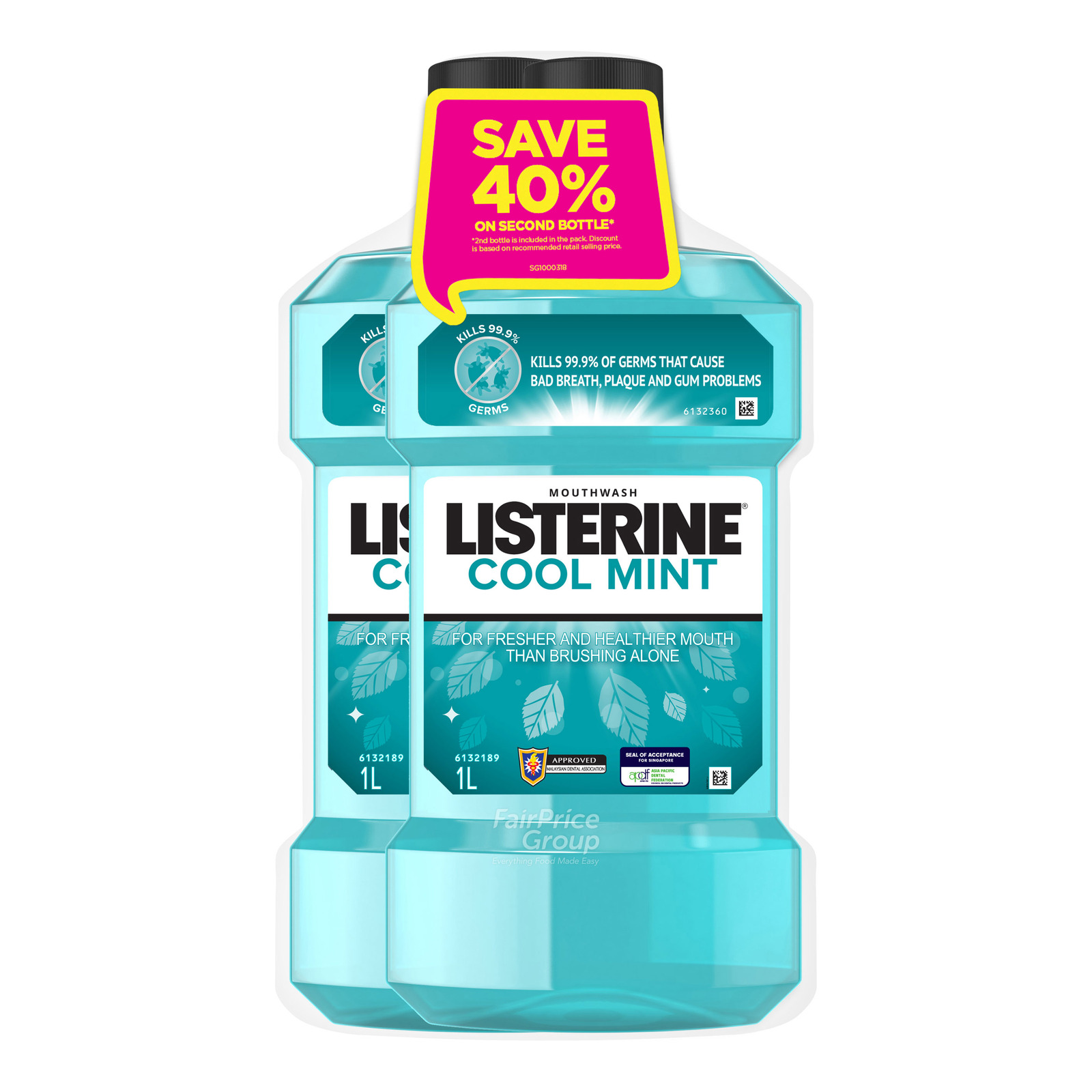 Listerine Mouthwash Cool Mint NTUC FairPrice