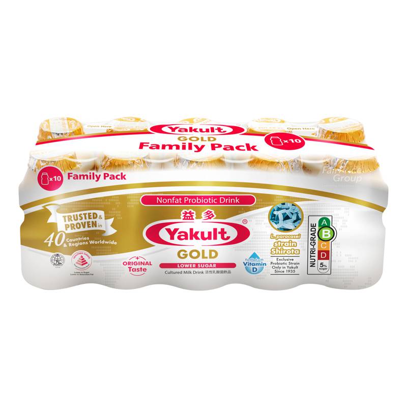 Yakult Cultured Milk Drink - Gold | NTUC FairPrice