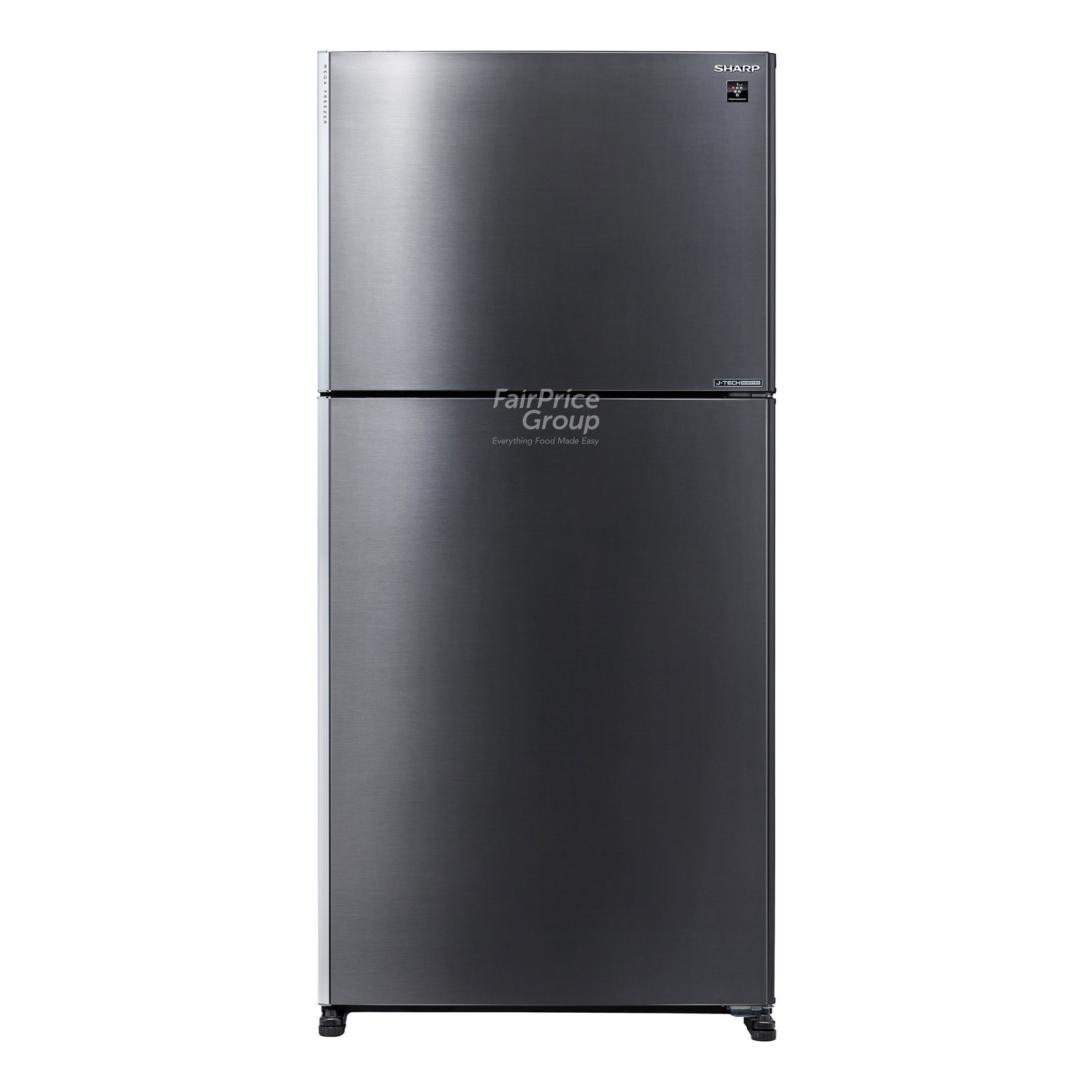 Sharp 2 Door Fridge Mega Freezer 554L (SJ-PG55P2-DS) | NTUC FairPrice