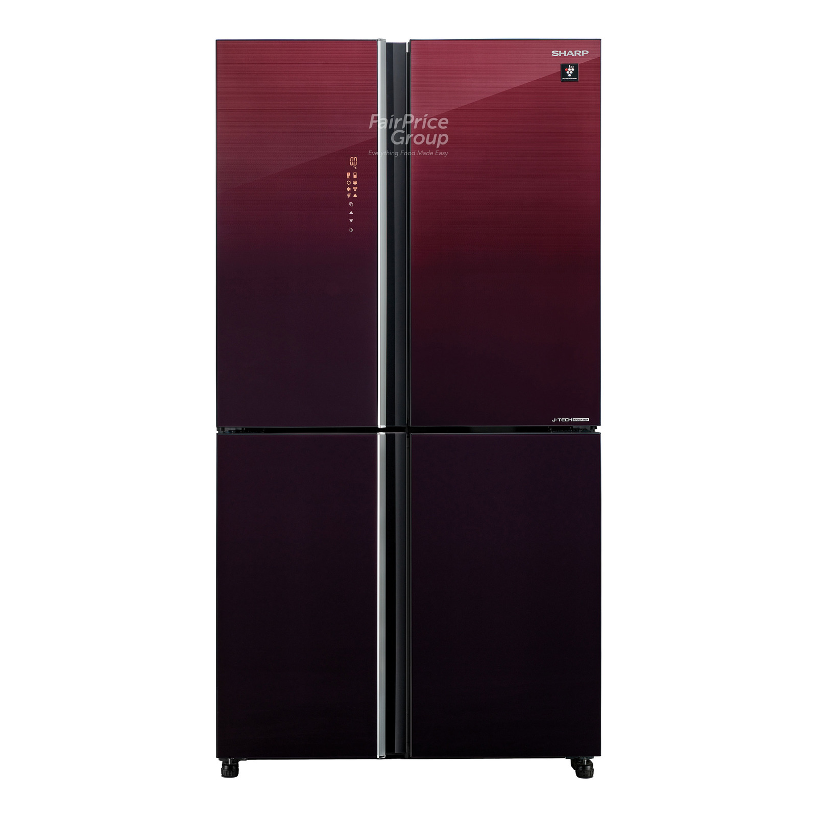 Sharp Multi Door Fridge Bottom Freezer 567L (SJ-VX57PG-DM) | NTUC
