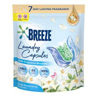 Breeze Laundry Capsules - Orange Blossom & Lily Breeze Laundry Capsules - Orange Blossom & Lily