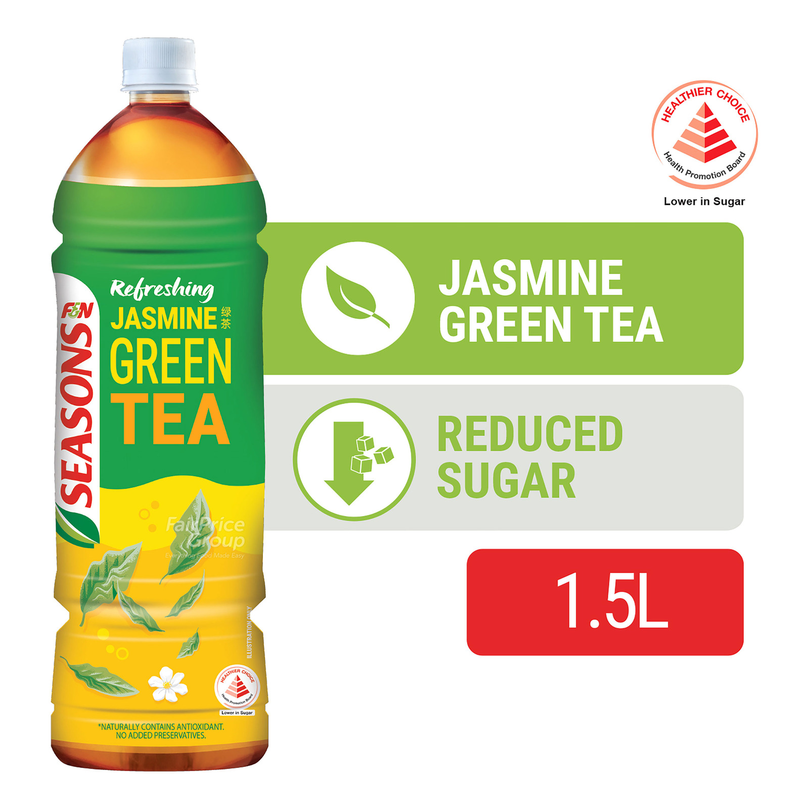 F&N Seasons Bottle Drink - Jasmine Green Tea | NTUC FairPrice