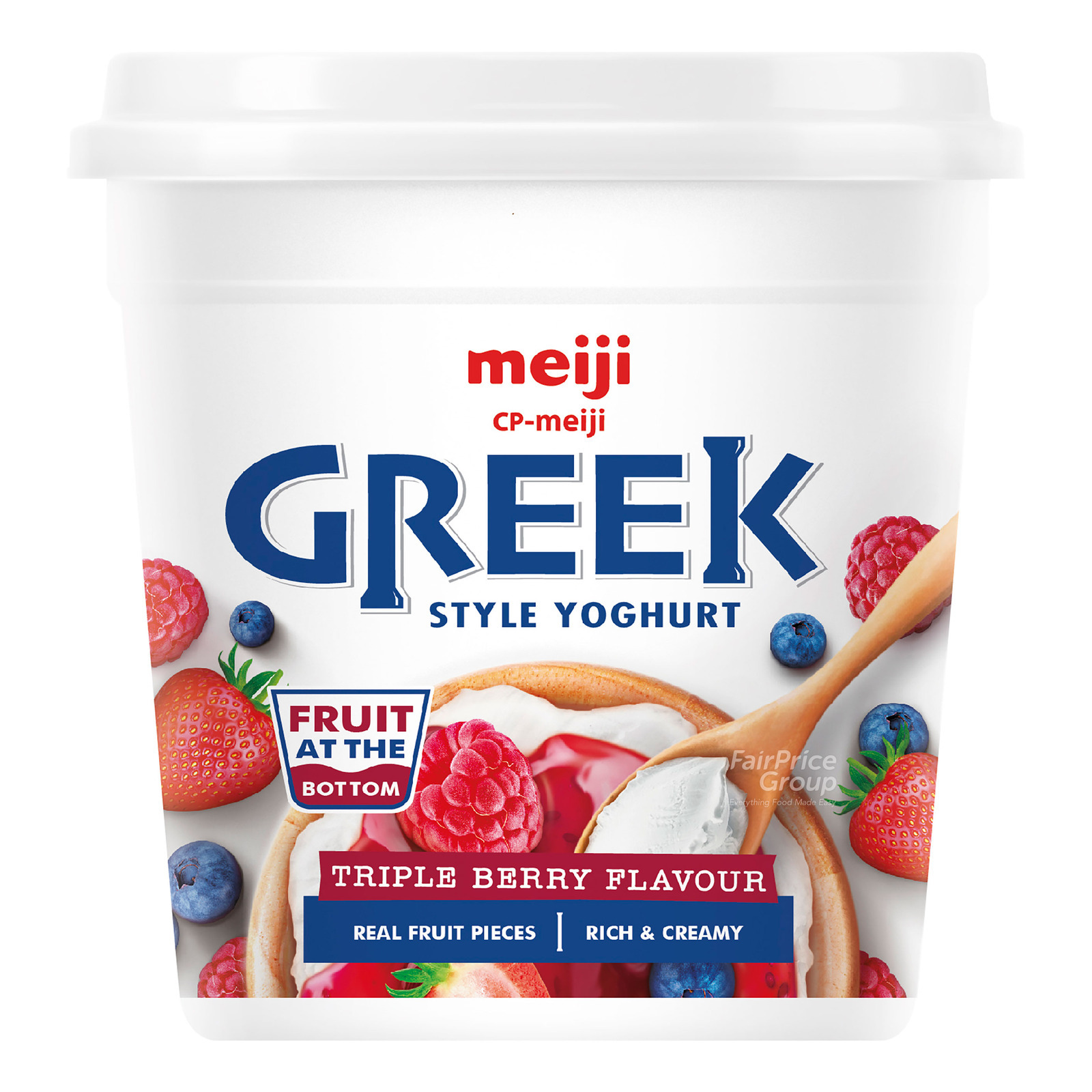 Meiji Greek Style Yoghurt - Triple Berry