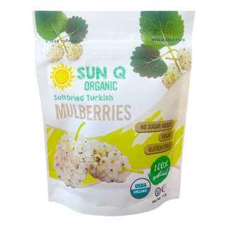 Sun Q Organic Soft Dried Turkish Mulberries