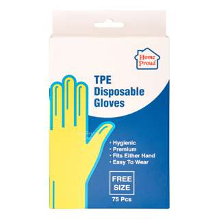 Homeproud TPE Disposable Gloves - Free Size (HP2410)