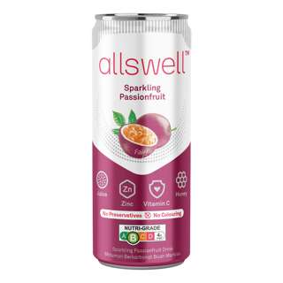 Allswell Sparkling Drink - Passion Fruit