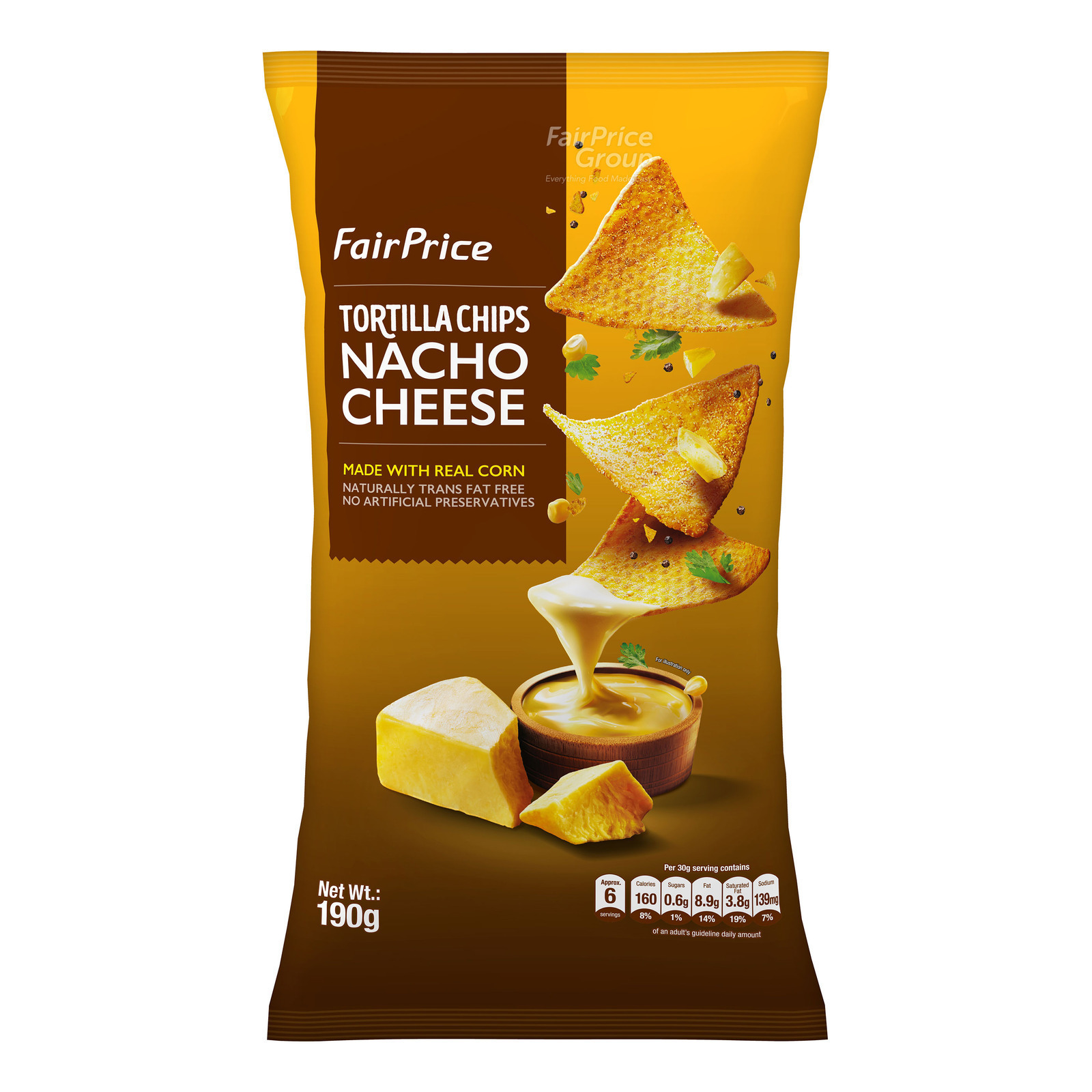FairPrice Tortilla Chips - Nacho Cheese