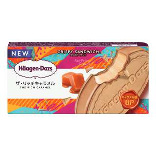 Haagen-Dazs Crispy Sandwich Ice Cream - Rich Caramel Haagen-Dazs Crispy Sandwich Ice Cream - Rich Caramel