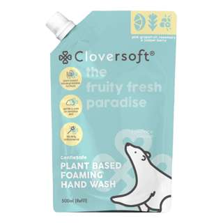 Cloversoft Plant-Based Foaming Hand Wash Refill - Pink Grapefruit