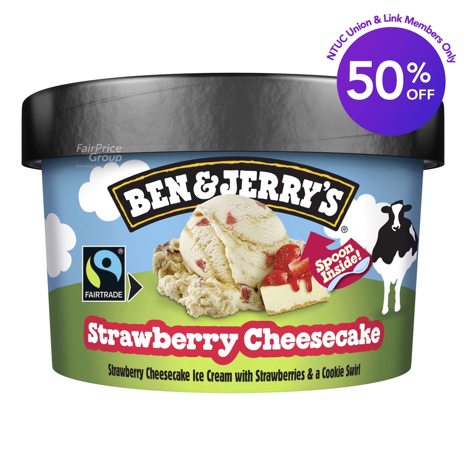 Ben & Jerry's Ice Cream - Strawberry Cheesecake