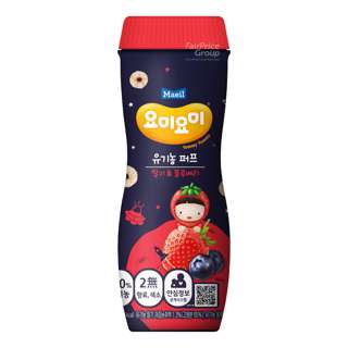 Maeil Yommy Yommy Organic Puff - Strawberry & Blueberry Maeil Yommy Yommy Organic Puff - Strawberry & Blueberry