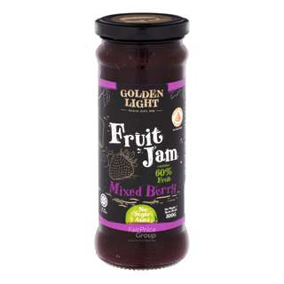 Golden Light 60% Fruit Jam - Mixed Berry Golden Light 60% Fruit Jam - Mixed Berry