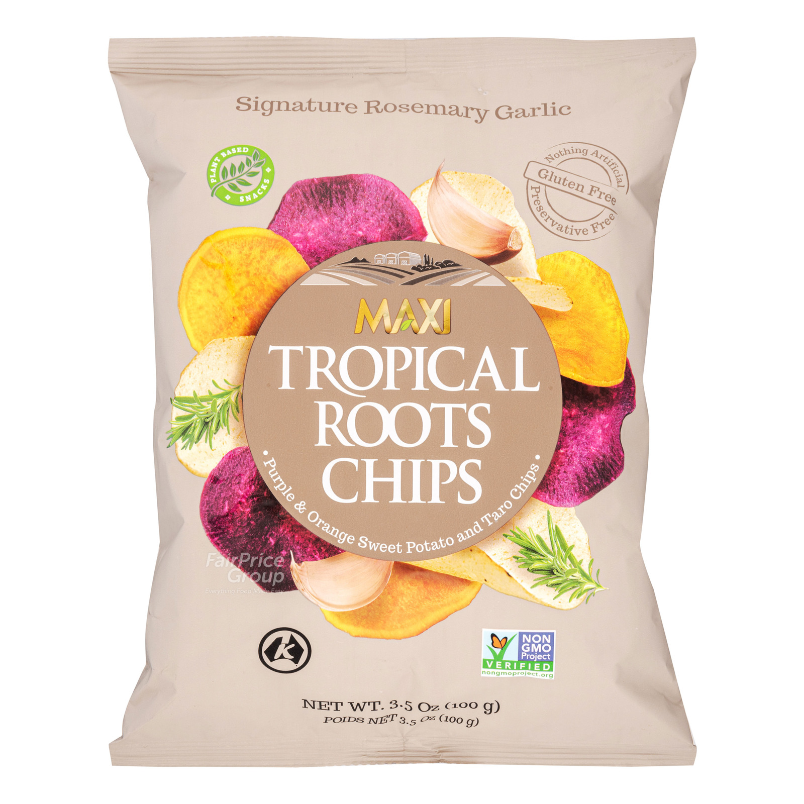 Maxi Tropical Roots Chips - Rosemary Garlic (Signature) | NTUC FairPrice