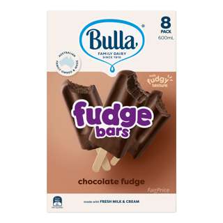 Bulla Fudge Ice Cream Sticks - Chocolate