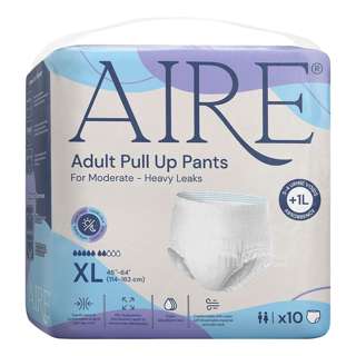 AIRE Adult Pull Up Diaper Pants (Super Soft Absorbent) - XL