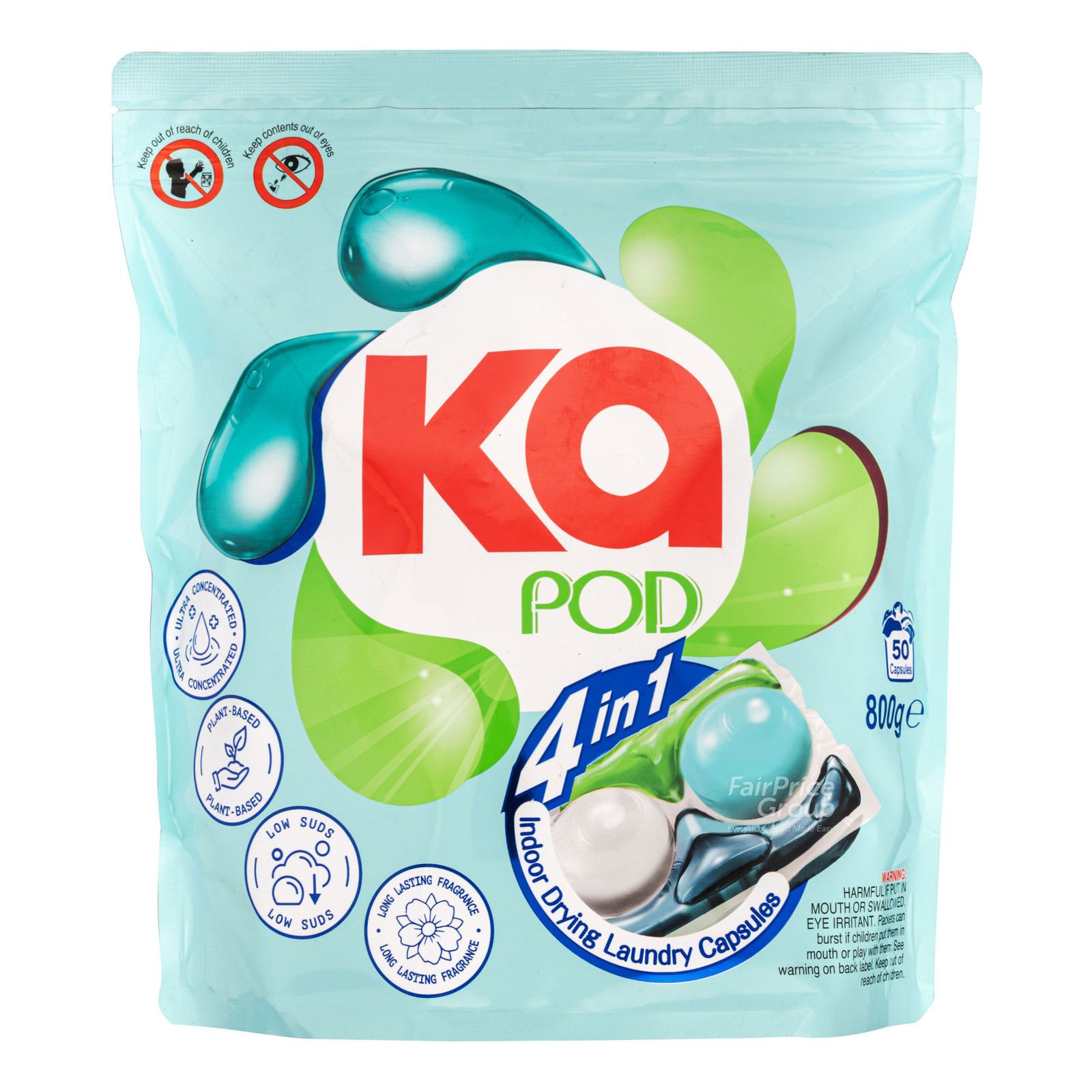 Ka 4-in-1 Laundry Capsules Detergent Refill - Indoor Drying
