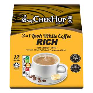 Chek Hup 3 in 1 Instant Ipoh White Coffee - Rich Chek Hup 3 in 1 Instant Ipoh White Coffee - Rich
