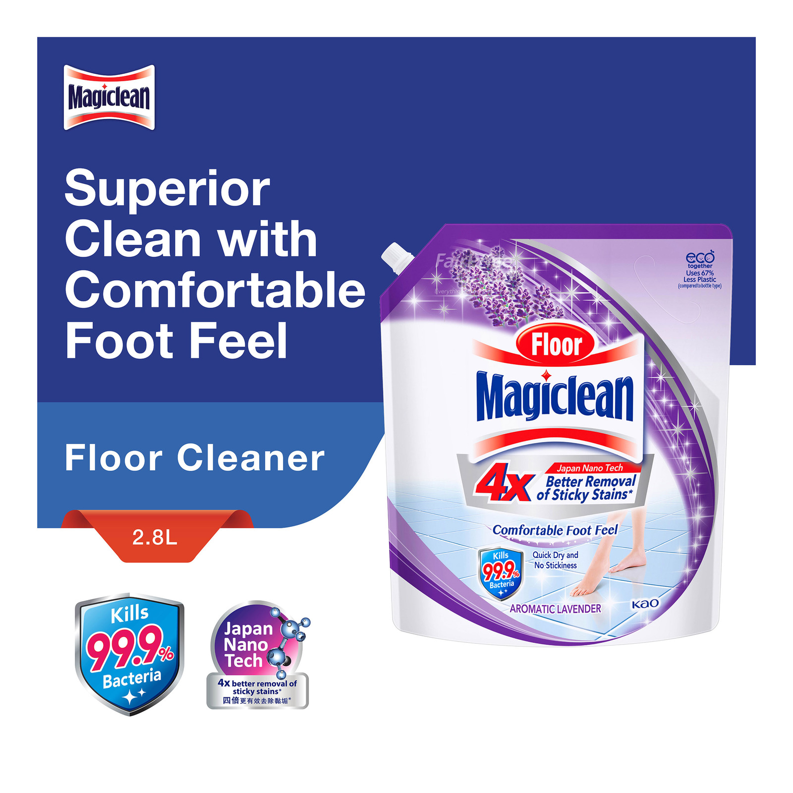 Magiclean Floor Cleaner - Lavender | NTUC FairPrice