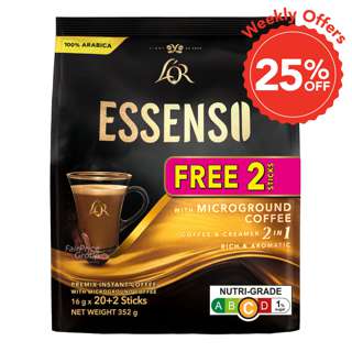 Lor Essenso 2 in 1 Instant Microground Coffee + Creamer