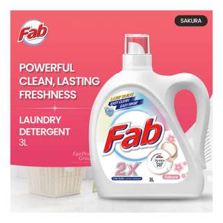 Fab 2x Low Suds Laundry Detergent - Sakura