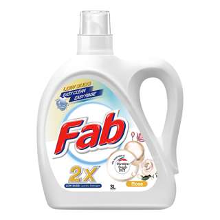 Fab 2x Low Suds Laundry Detergent - Rose