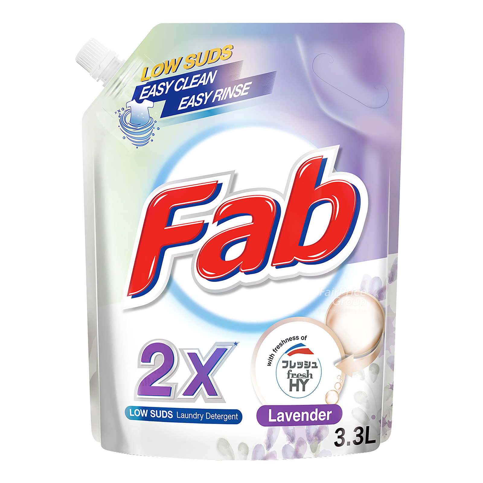 Fab 2x Low Suds Laundry Detergent - Sakura (Refill) | NTUC FairPrice