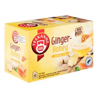 Teekanne Infusion Tea Bags - Ginger Honey Caffeine Free