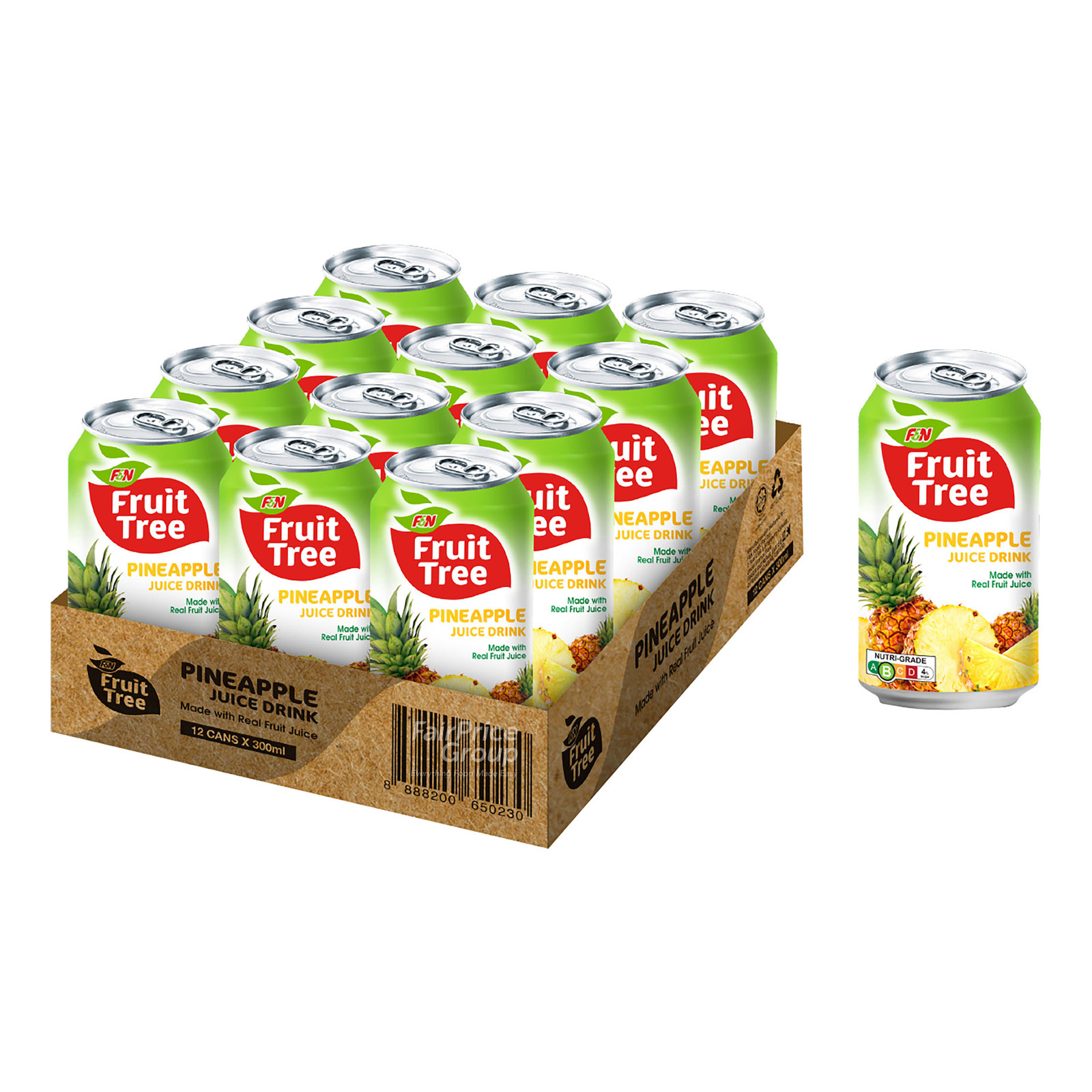 F & N Fruit Tree Can Drink - Pineapple Juice