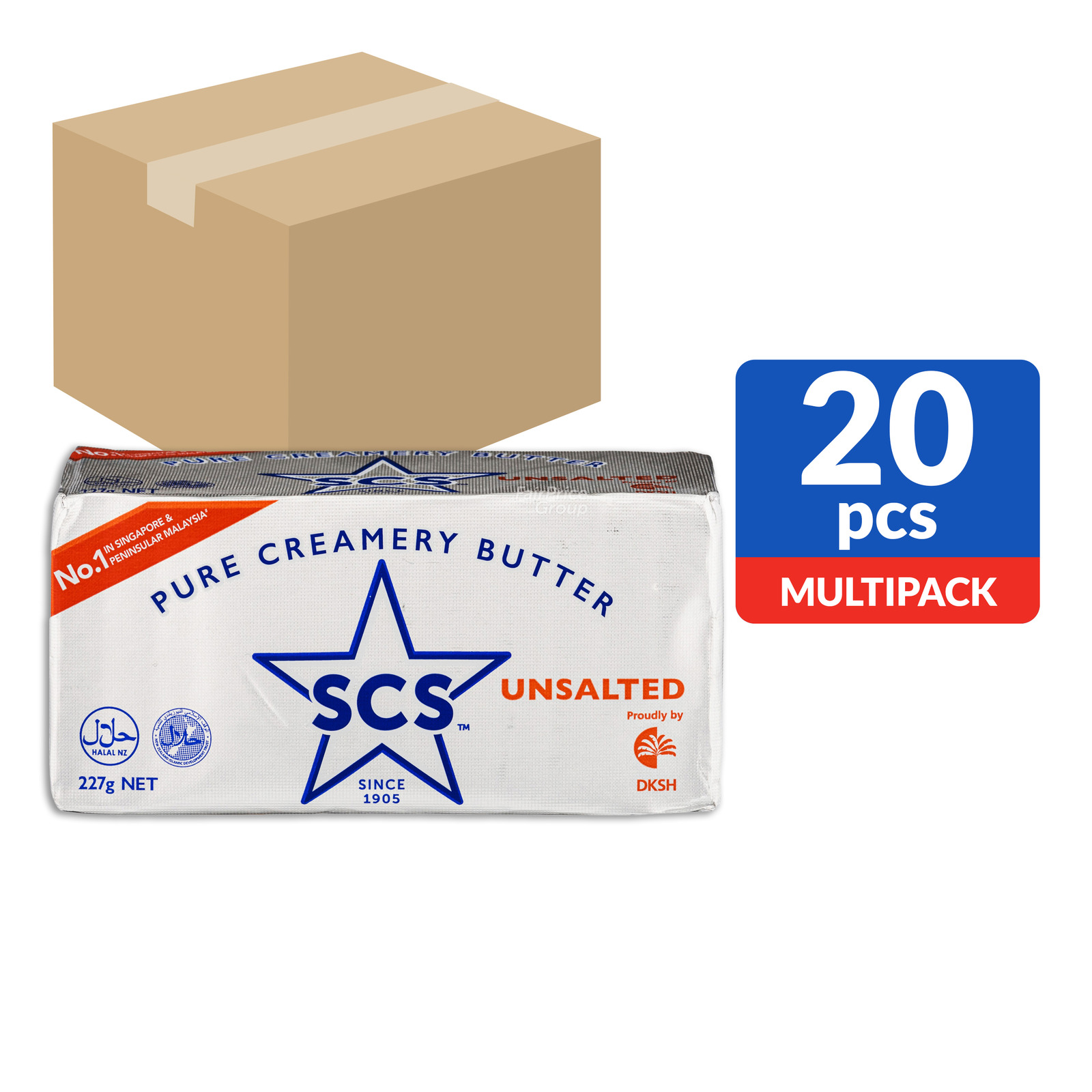 SCS Pure Creamery Butter Block - Unsalted