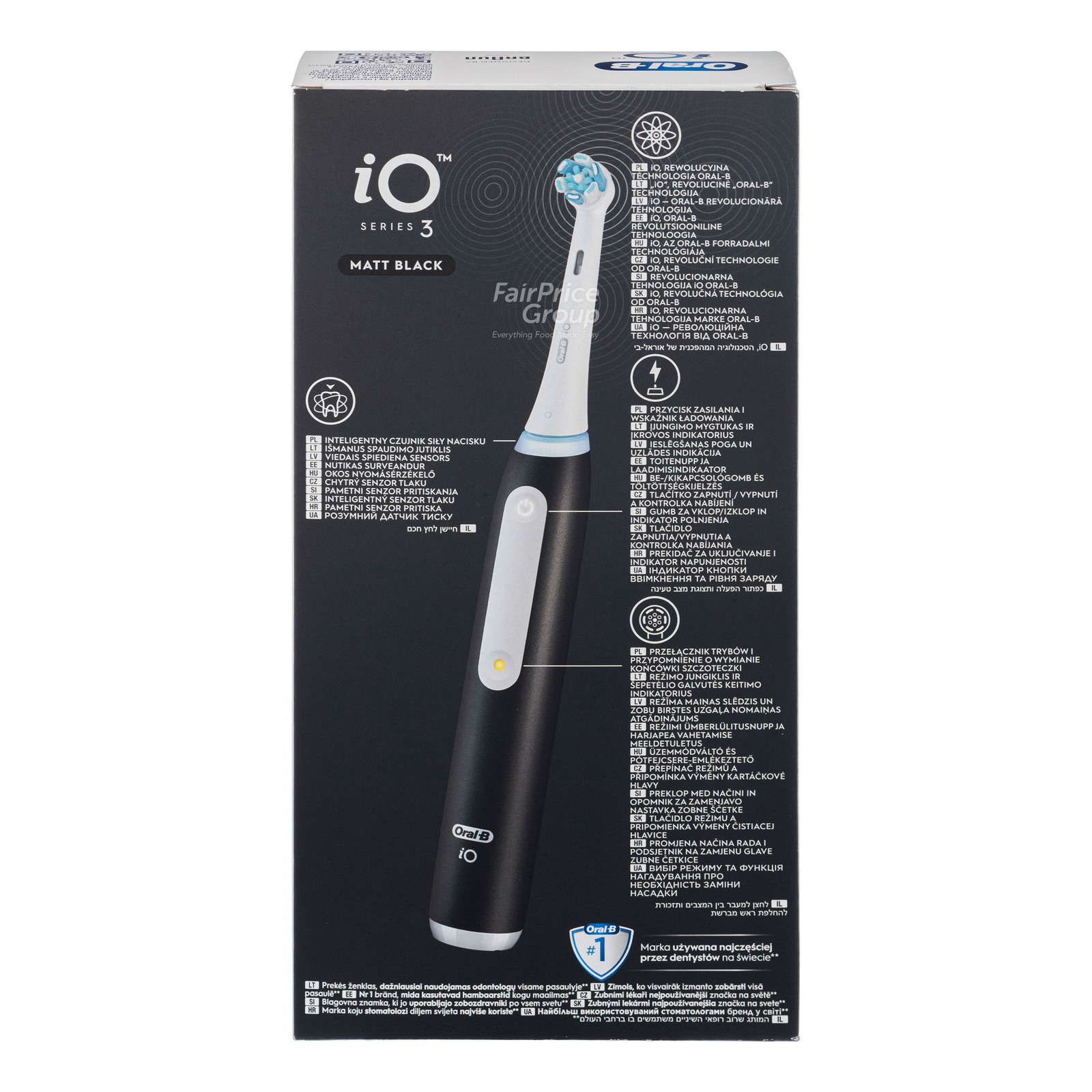 Oral-B IO Series 2 Electric Toothbrush - Black | NTUC FairPrice