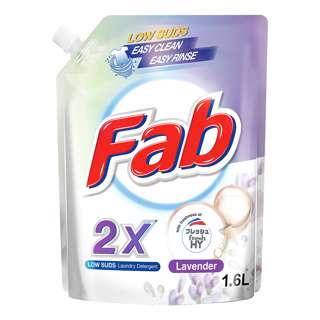 Fab 2x Low Suds Laundry Detergent - Lavender (Refill)
