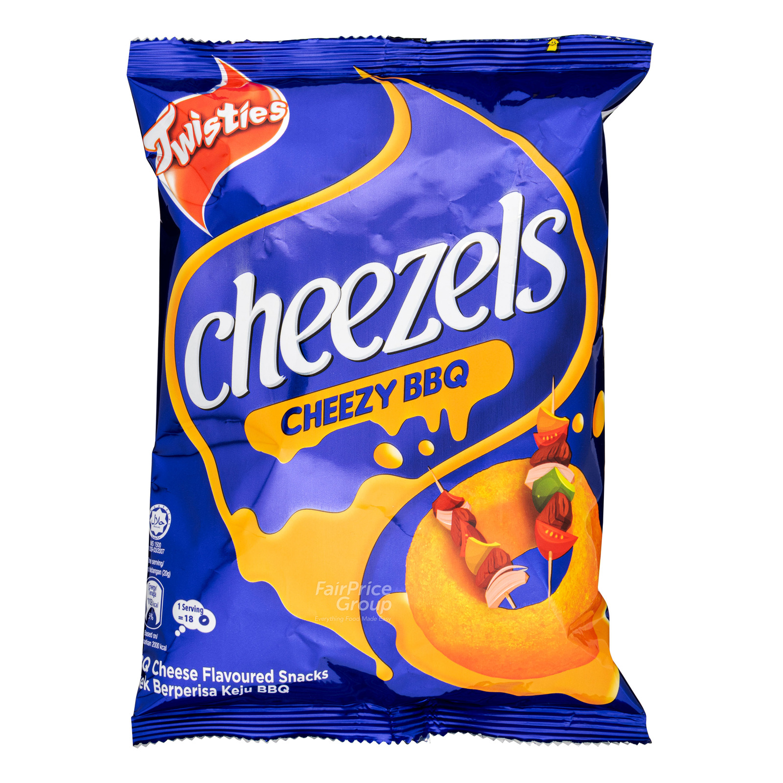 TOO cheeseTOOgether ジスセット Cheezels Cheese Rings Snack - Cheezy BBQ | NTUC FairPrice
