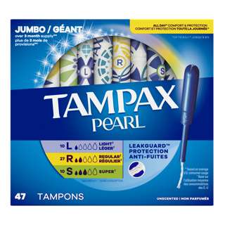 Tampax Pearl Tampons - Jumbo (Unscented)
