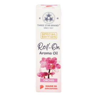 Three Star Brand Roll on Aroma Oil - Orchid