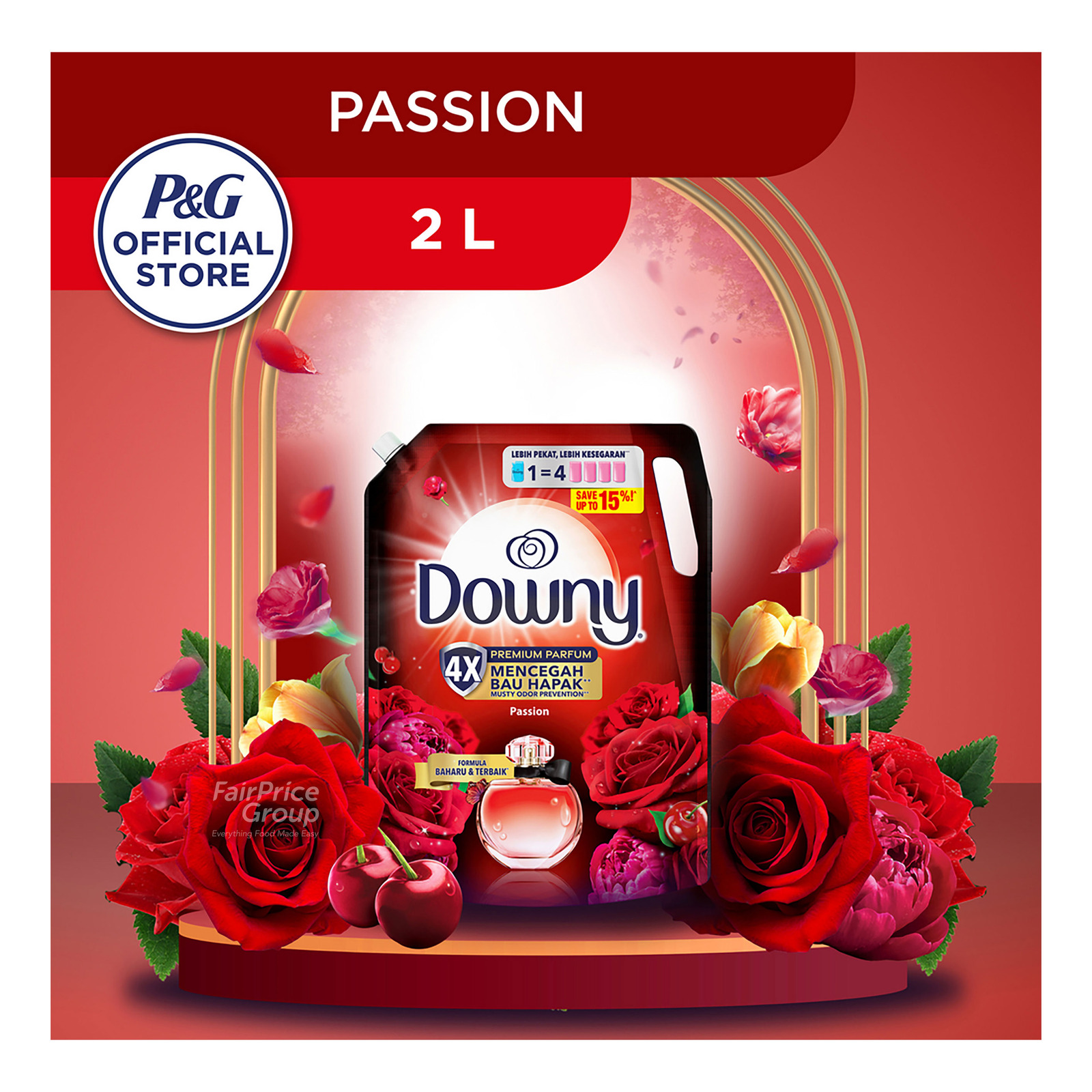 Downy Passion Concentrate Fabric Conditioner Softener Refill