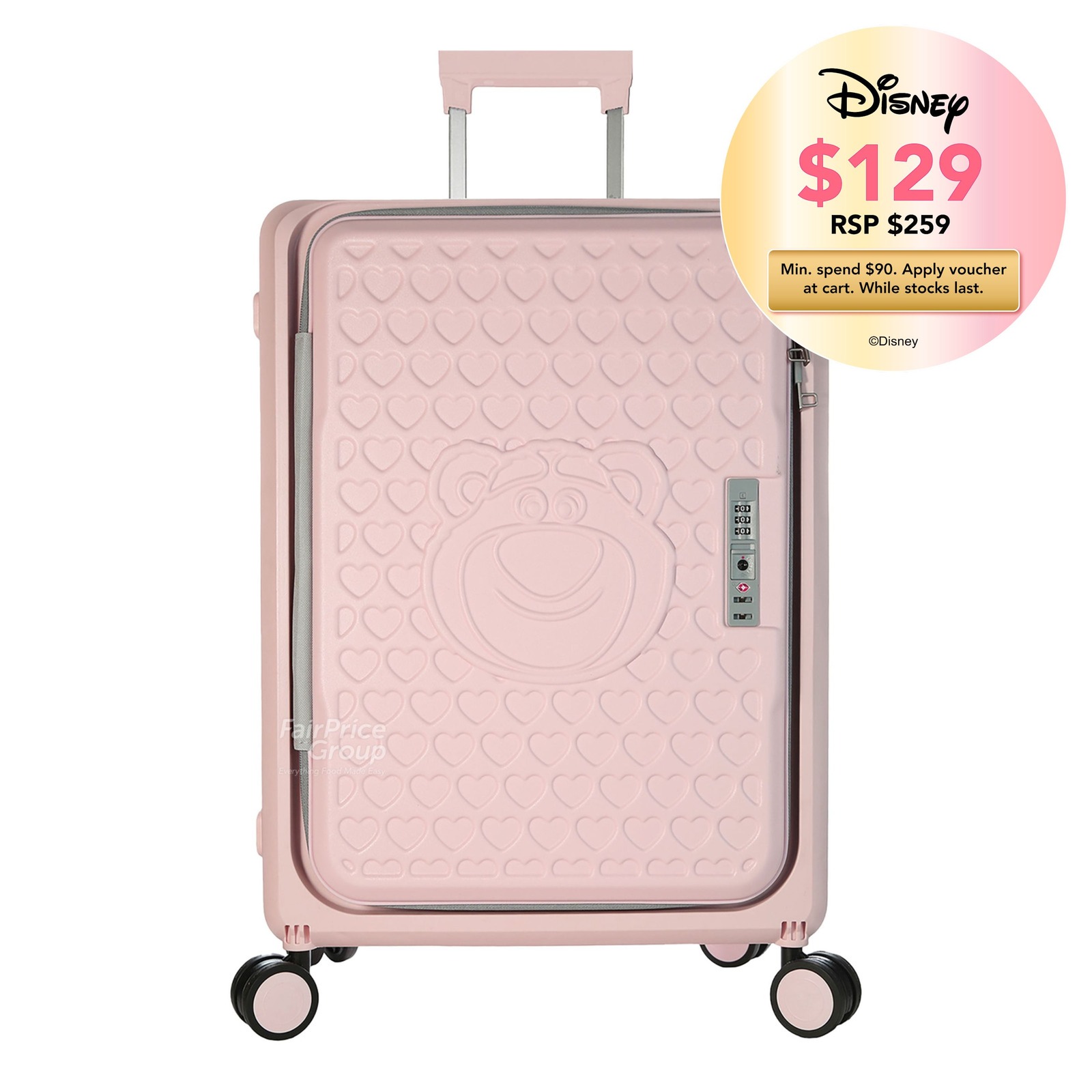 Disney Lotso Foldable Cabin Luggage