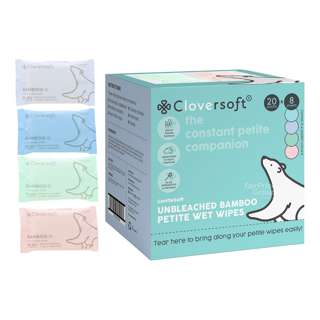 Cloversoft Bamboo Anti-bacterial Petite Wipes
