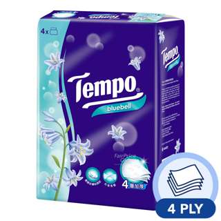 Tempo Bluebell Soft Pack Facial Tissue (4ply)