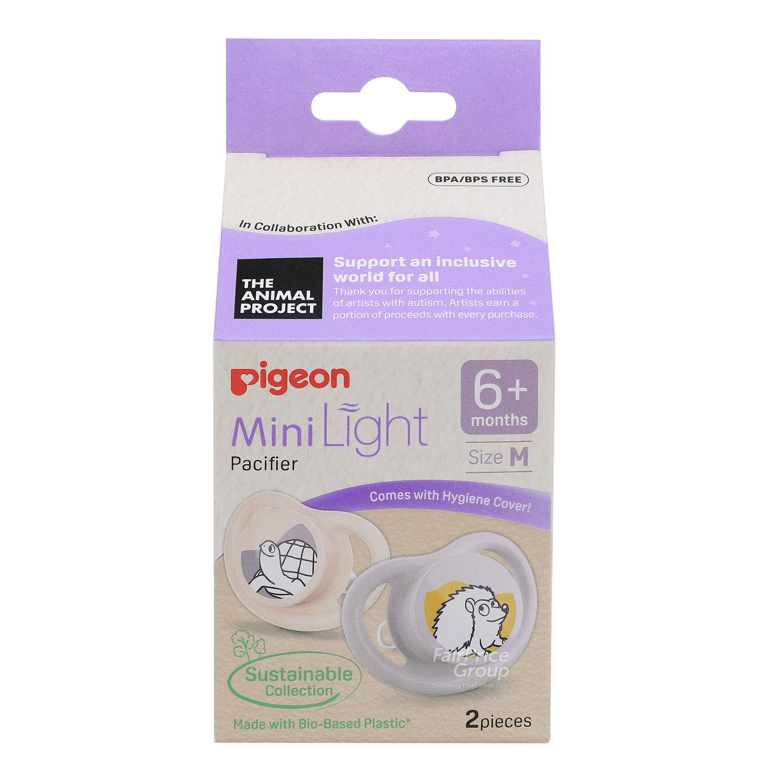 Pigeon MiniLight Pacifier Sustainable Collection - M