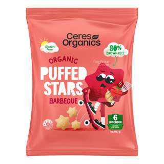 Ceres Organics Puffed Stars - Barbeque