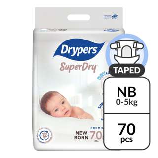 Drypers Superdry Premium Tape - New Born Drypers Superdry Premium Tape - New Born