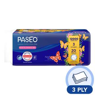 Image 37: Paseo Bathroom Tissue Rolls - 3 ply