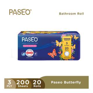 Paseo Bathroom Tissue Rolls - 3 ply