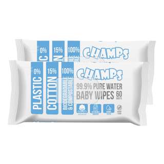 Champs Baby Wipes - 99.9% Pure Water