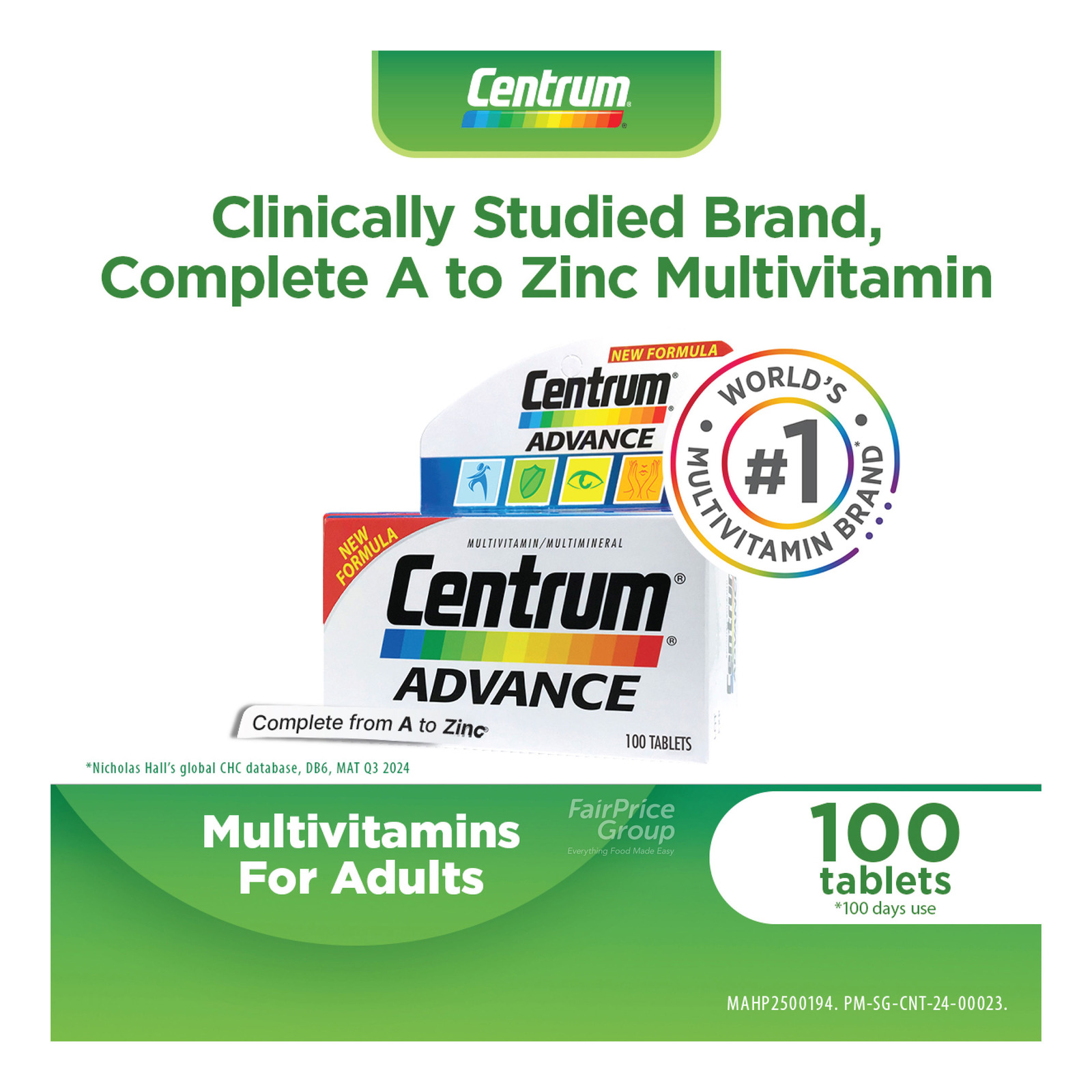 Centrum Centrum Advance Multivitamin A-Zinc Tablets