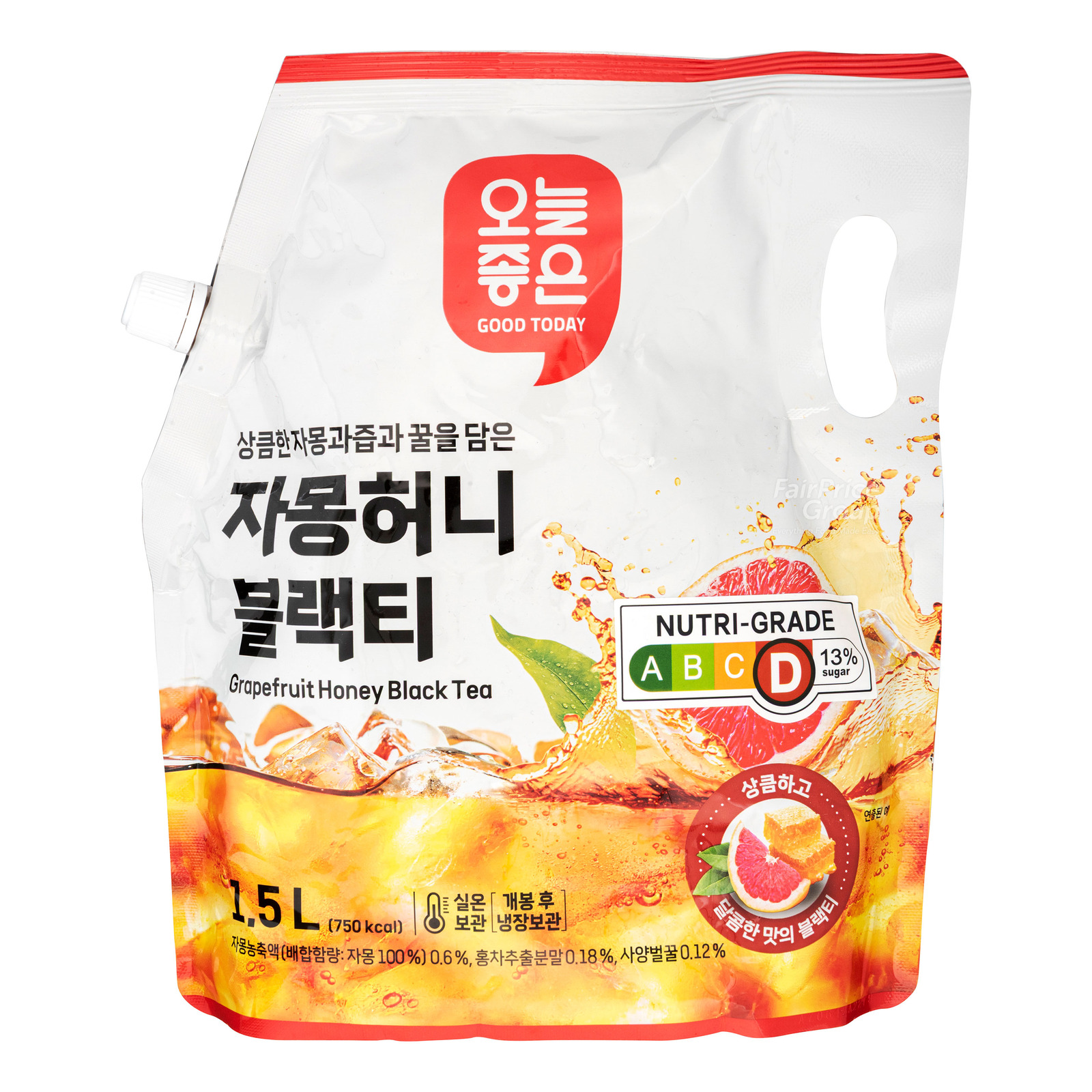 Good Today Rice Tea Good Today Grapefruit Honey Black Tea | NTUC FairPrice
