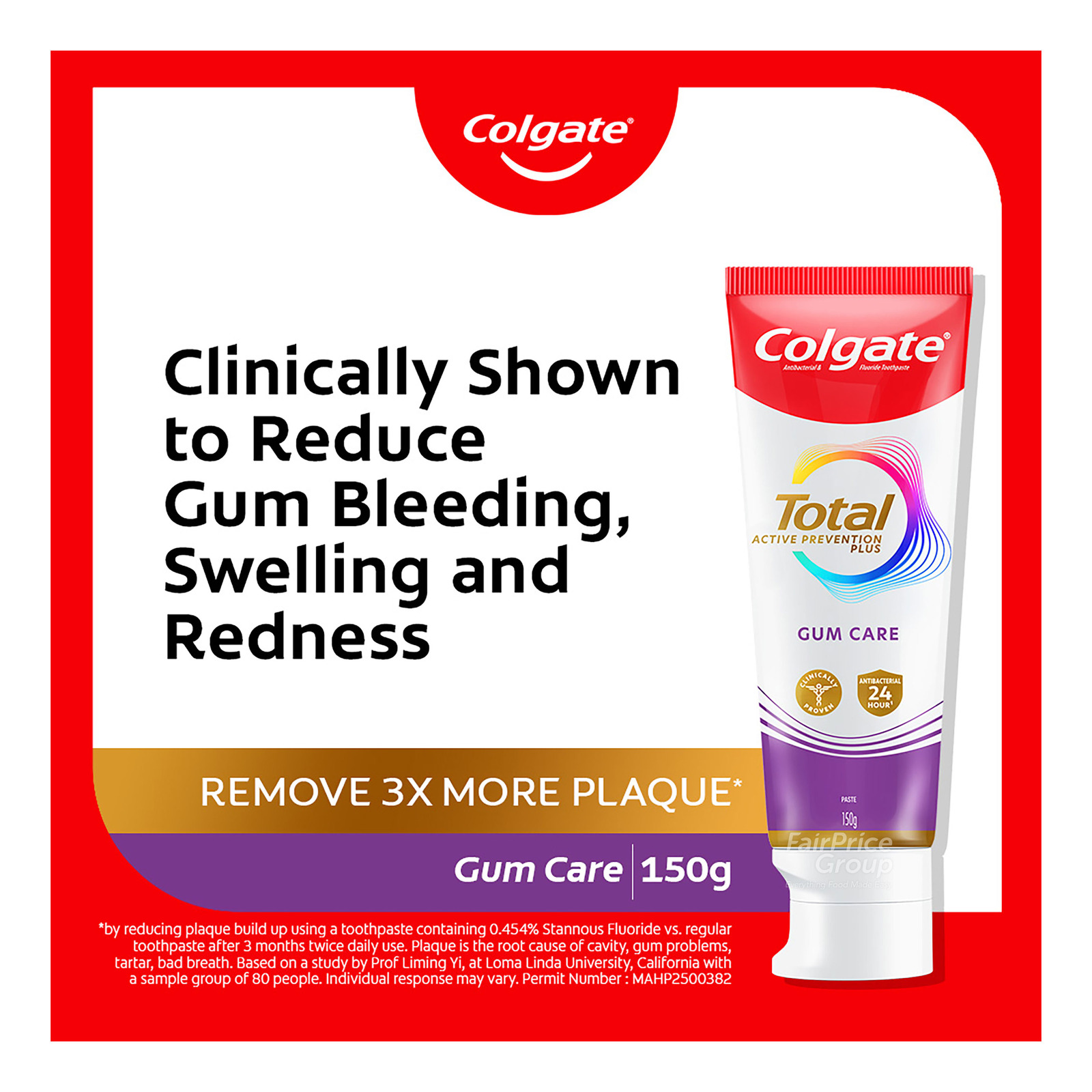 Colgate Toothpaste Add Colgate Total Toothpaste - Gum Care | NTUC FairPrice
